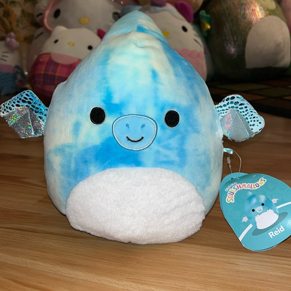 🦕Squishmallows Reid the Pterodactyl 8” NWT (bent tag)